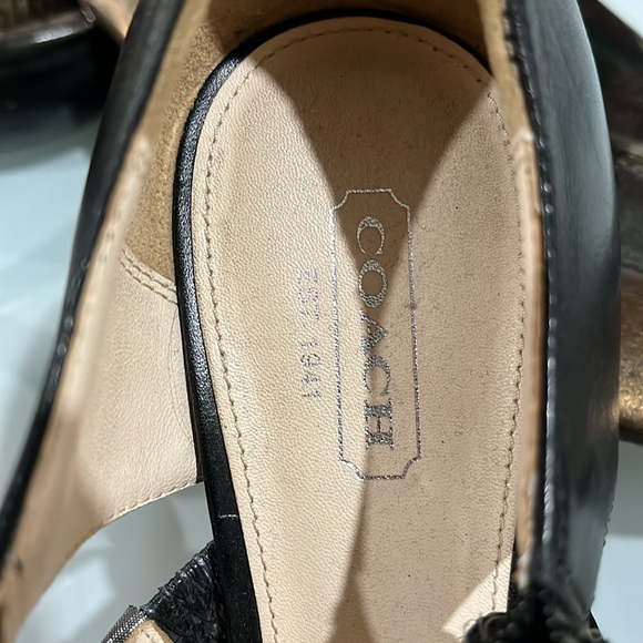 Coach Evie strappy leather pumps sz 7 - Picture 2 of 6